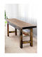 SteweHome Ess- und Küchenstühle Ξύλινος Πάγκος Rustic Αισθητική Φυσική Καρυδί Απόχρωση