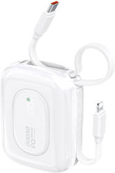 Dudao K32 Power Bank 10000mAh Бял