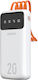 Dudao K6Pro + Power Bank 20000mAh White