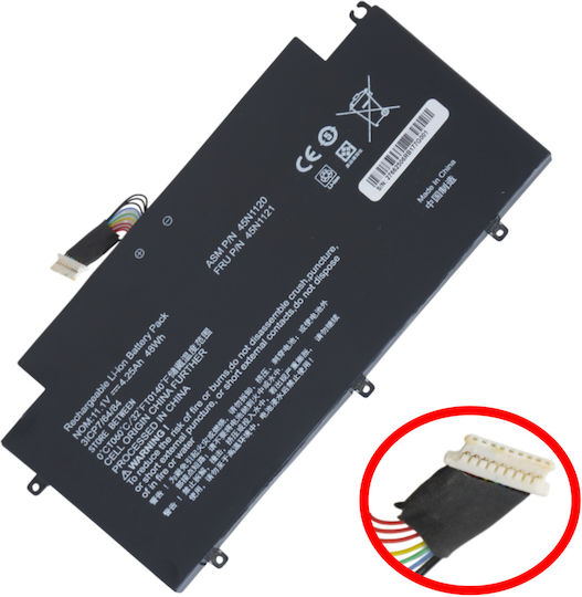 11.1v 48wh Compatible Battery for Lenovo ThinkPad ThinkPad T431s, 20A913U, 20AC001AUS, 20AA000BUS, 45N1120, 45N1121, 45N1123, 45N1122 with 4250mAh