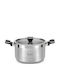 Izzy Top Chef Βαθιά Ανοξείδωτη Κατσαρόλα 20cm