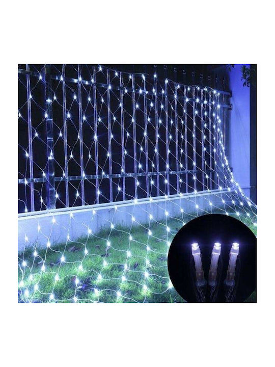 192 Lichterketten LED 3m. x 200cm Warmes Weiß Typ Netz 1Stück