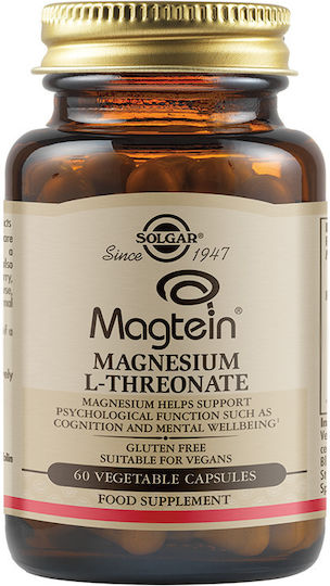 Solgar Magtein Magnesium Lthreonate 60 veg. Kappen