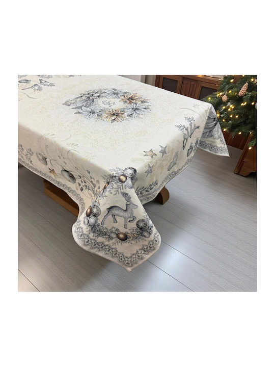 Linea Home Коледно Покривка за маса Сребрист Д1...