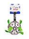 Παιχνίδι Σκύλου Glee Soccer Ball Λευκο Μαύρο Medium 15x15cm