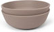 Filibabba Baby Food Bowl made of Silicone Gray 2pcs