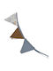Baby Star Kinder Dekorative Girlande Stern Blau 300εκ.
