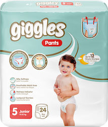 Giggles Co Pants Premium No. 5 για 11-25kg 24τμχ Giggles Co Pants Premium No. 5 για 11-25kg 24τμχ