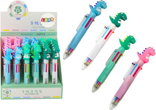 Lean Toys Στυλό Ballpoint Πολλαπλών Χρωμάτων (Διάφορα Σχέδια)