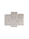 Polcarpet Cairo Giza 54016 Modern Bedroom Rugs Set Beige 9999991329478 3pcs