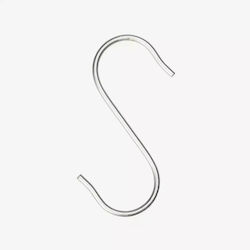 Hook S Metallic Madam Stoltz Steel Medium 11.5x4.5 Cm