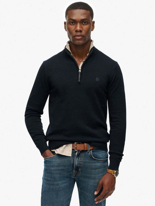Superdry D1 Stud Herrenblusen Marineblaue