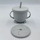 Pandaboo Baby Cup made of Silicone Gray