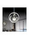 Alberto Chrome Led Ceiling Light with 3 Colors Modern Design 30x90cm