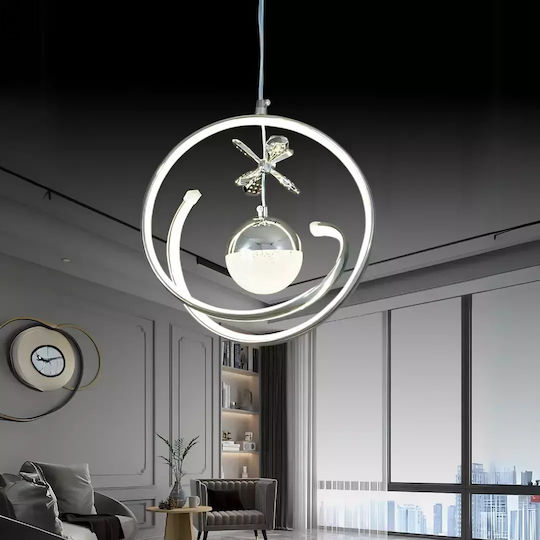 Alberto Chrome Led Ceiling Light with 3 Colors Modern Design 30x90cm