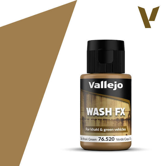 Model Wash Vallejo 35ml Dark Khaki Green 76520