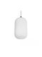 GloboStar Meloni Pendant Light White with Crystals for Socket E27 20x20x38cm