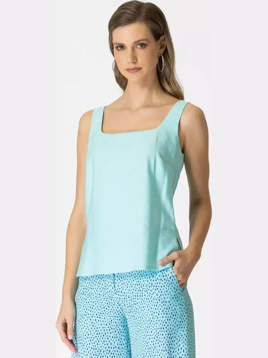 Chrisper Blouse Aqua