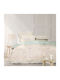 Nima Duvet Single 170x240cm Dream Garden Beige, Green