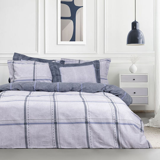 Nima Pilotă Single 170x240cm Whilow Blue, Grey