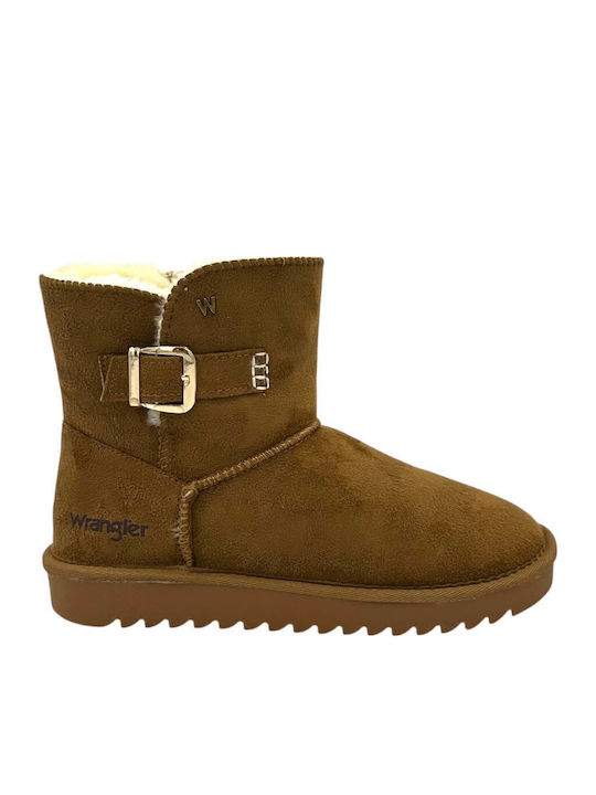 Wrangler Elsa Buckle Γυναικεία Μποτάκια Ταμπά
