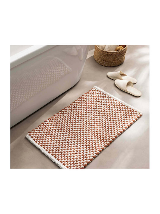 Atmosphera Bath Mat 1802330 Terracotta 50x80cm
