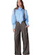 Pants Γυναικείο Υφασμάτινο Παντελόνι Grey