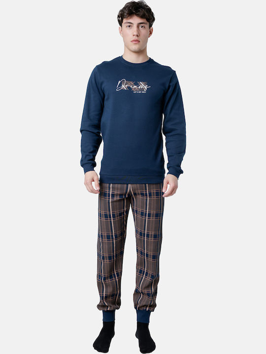 Dreams by Joyce Illusions Winter Herrenpyjamas Baumwollene