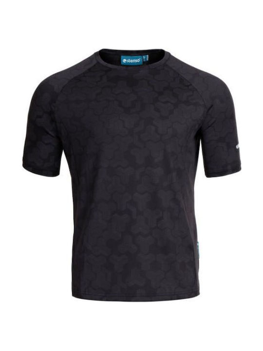 Short Sleeve Stenso Revolt Cool-Dry Black Work Shirt
