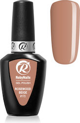 Roby Nails Gel Nail Polish Rosewood Beige 8ml