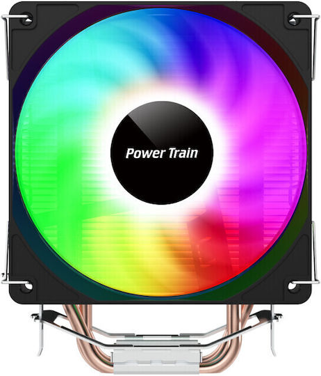Power Train 40P Cooler Procesor pentru Socket /A/M/4/A/M/5/1/2/0/0/1/1/5/x/1/7/0/0/ cu RGB Iluminare