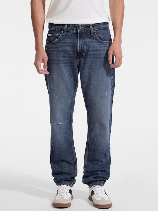 Men's Jeans Pants with Slim Fit Blue