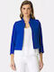 Chrisper Женски Креп Сако Royal Blue