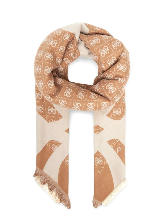 Guess Kefiah Fular de damă Bej