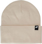 4F Beanie Beanie Knitted in Beige color
