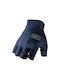100% Halber Finger Fahrradhandschuhe Erwachsene Blau