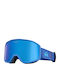 Quiksilver Harper EQYTG03214 BZF0 Ski & Snowboard Goggles Adults Blue with Mirror Lens / Polarized in Blue Color