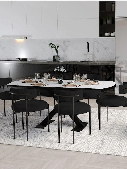 80x130 Expandable Kitchen Table + 6 Chairs