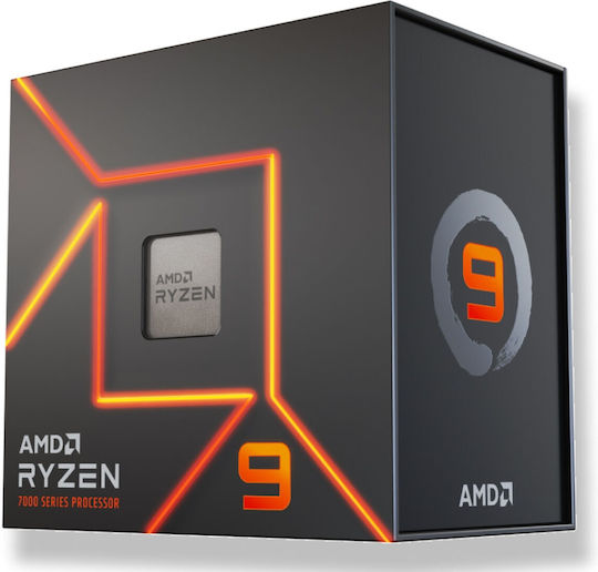 AMD Ryzen 9 7900 3,7 GHz CPU-Prozessor 12 Kerne für Steckdose AM5 in Box