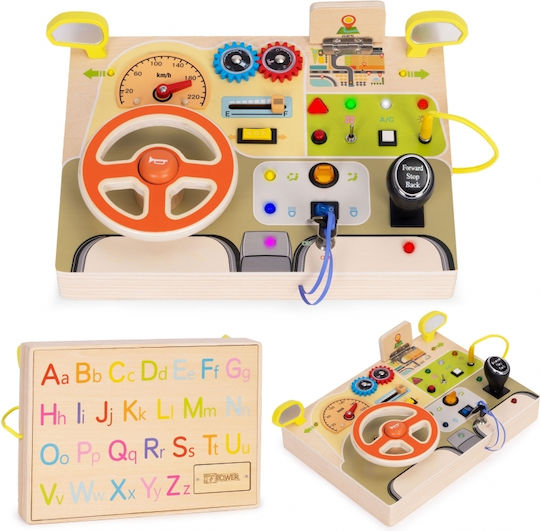 Ecotoys Πίνακας Educational Game Knowledge made of Wood
