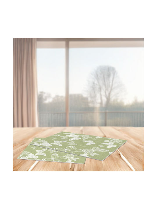Saint Clair Placemats Tesatura Verde 45x33cm 1buc Saint Clair Placemats Tesatura Verde 45x33cm 1buc