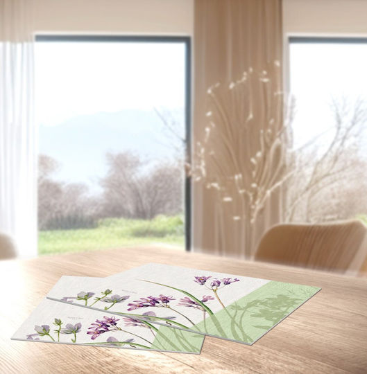 Saint Clair Fabric Placemat Green 45x33cm