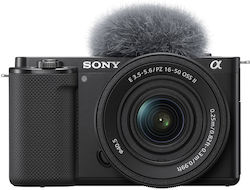 Sony ZV-E10 Kit (E PZ 16-50mm F3.5-5.6 OSS II) Μαύρη