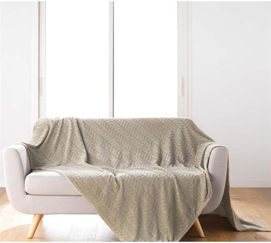 Atmosphera Πολυθρόνας Π180xΜ220cm Μπεζ/γκρι