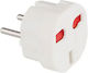 Mutlusan Steckdosenadapter von Universal zu Universal