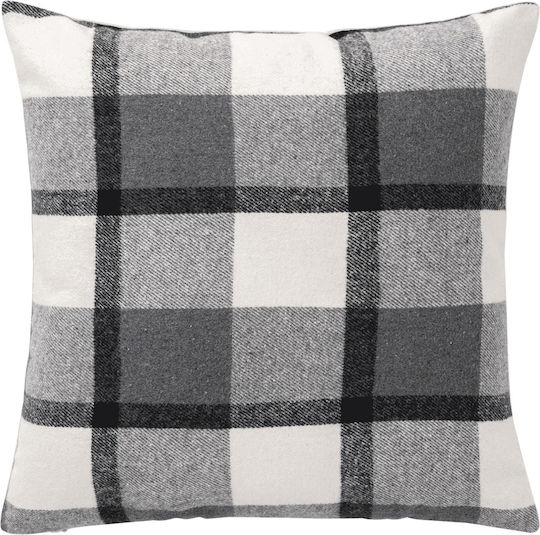 Atmosphera Възглавница Tartan V Антрацит 45x45см Atmosphera Възглавница Tartan V Антрацит 45x45см