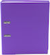 A4 Document Binder/75mm Lever Mechanism Fitting Purple