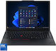 Lenovo ThinkPad E16 Gen 3 16" IPS FHD+ (Nucleu 7-240H/16GB/512GB SSD/W11 Pro) Negru (Tastatură Engleză Internațională)