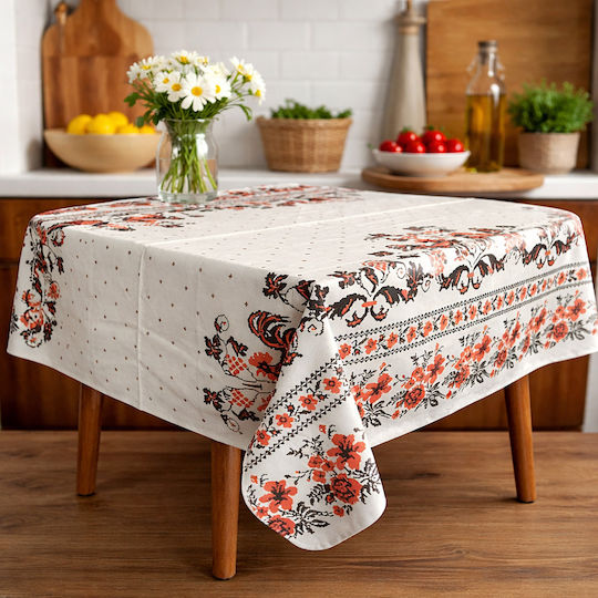 Kotonia Home Față de masă Din Bumbac Rustic 150x220cm