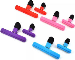Set Büroklammern und Binder Clips Blau